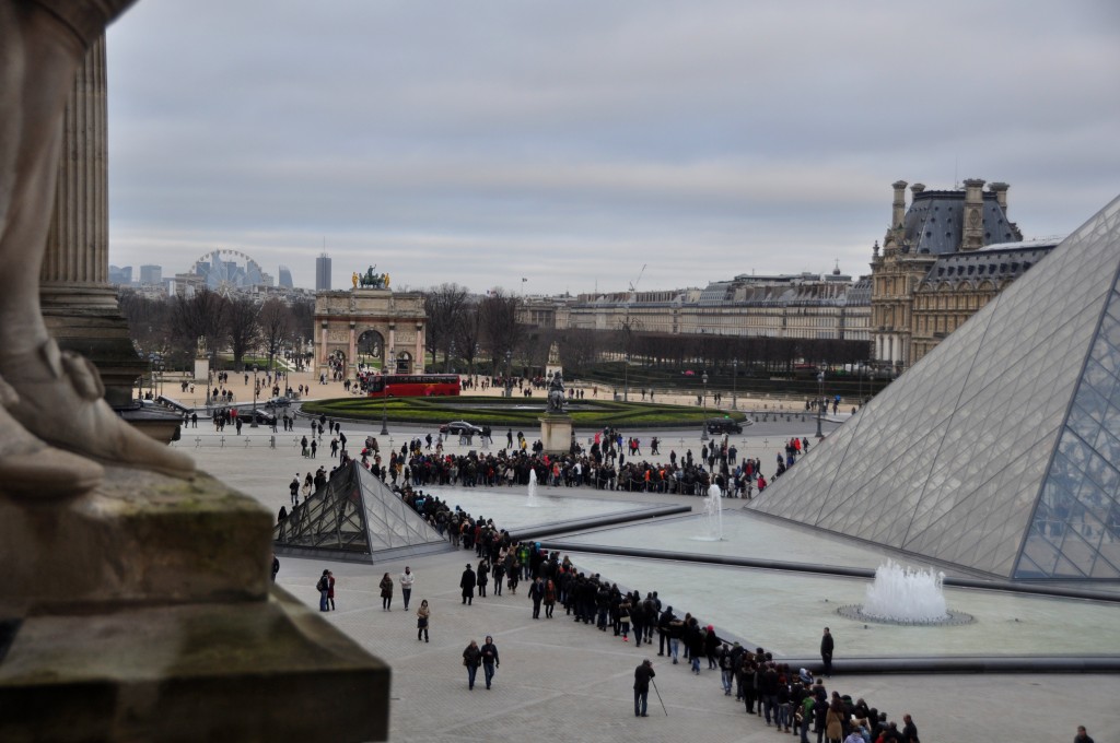 view from the louvre