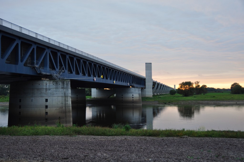 It looks like a bridge…but it is a river!