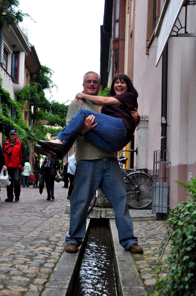 "Bayern Munchen kicked butt that night vs Wolfsberg...and I must say...if one more person got on the train there might have been a problem." ~Daryl & Denise